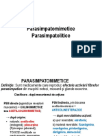 Parasimpatomimetice