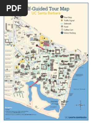 Ucsb Campus Map Pdf Self Guided Campus Tour Map | Pdf | Students | Further Education