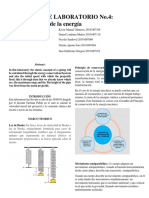 Informe de Laboratorio No.4 Conservacion de La Energia