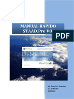 Manual Rapido STAAD Pro V8i Espanol PDF