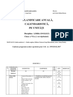 Calendaristica a 6 A