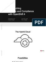 Security and Compliance With OpenShift 4