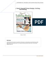 Tailoring Basics Teach Yourself Dress Design Cut Ebook
