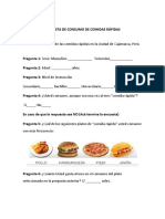 Encuesta de Consumo de Comidas Rápidas