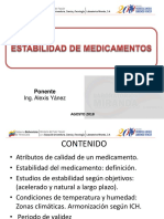 Estabilidad de Medicamentos