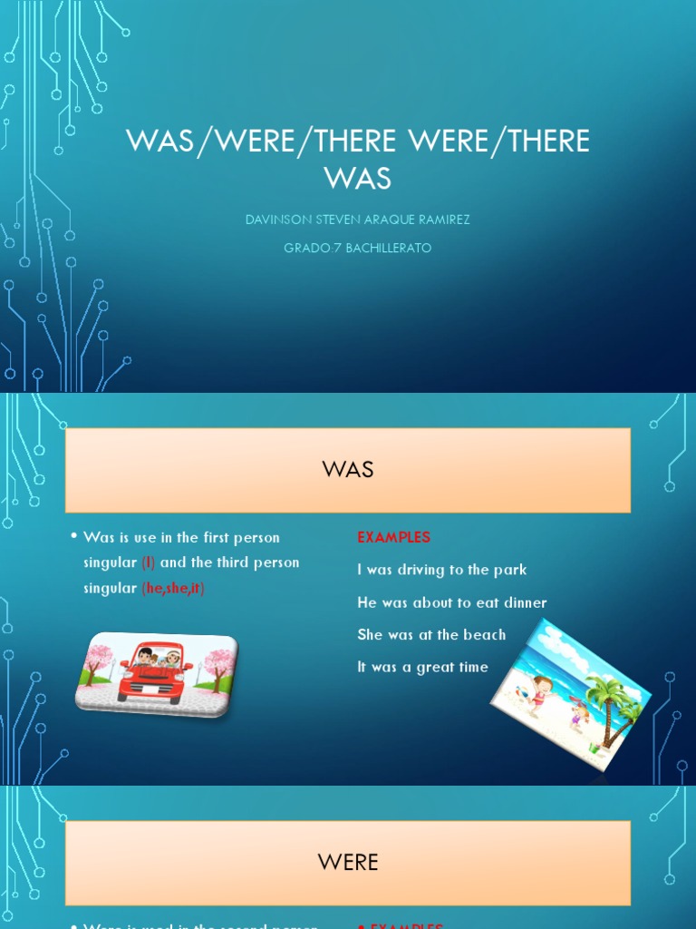 Understanding Was and Were Usage | PDF | Language Arts & Discipline