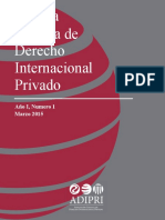 ADIPRI Revista de Derecho Internacional Privado I