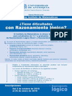 Circular Semillero Razonamiento Logico 2019 PDF