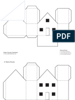 Paper Houses Template BABBLE DABBLE DO PDF