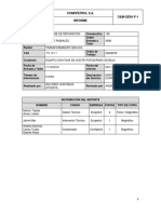 Informe Reparacion Fuga de Aceite TX 10 11