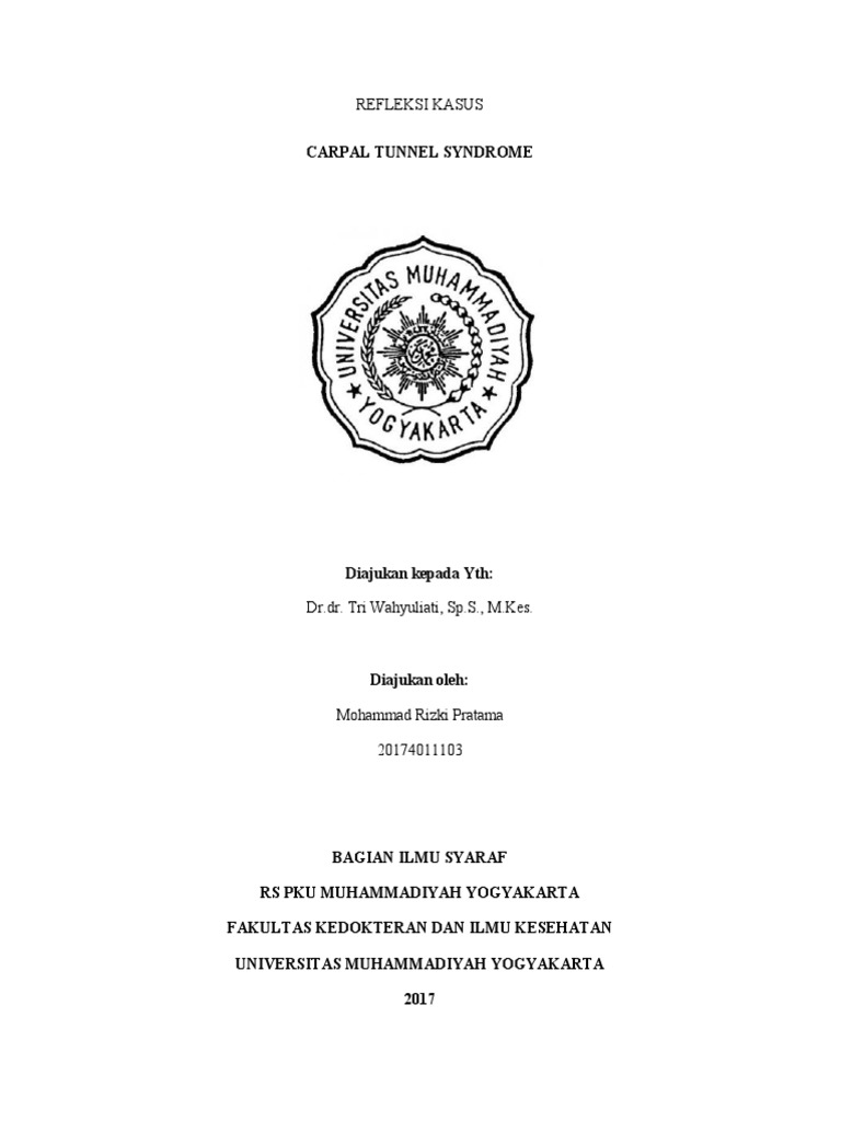 Terapi dan Diagnosis CTS | PDF | Pengembangan Diri | Kesehatan Holistik