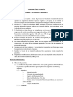 Normas y acuerdos de coordinación de pasantías