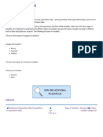 Types of Variables - CYFAi PDF