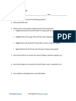 Ad Evaluation Sheet