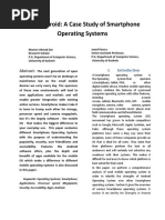 Why Android: A Case Study of Smartphone Operating Systems: Abstract