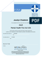 8hr Mhfa Certificate