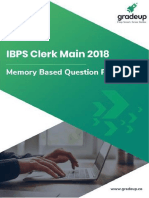 Ibps Clerk Mains Questions Paper 2018 53