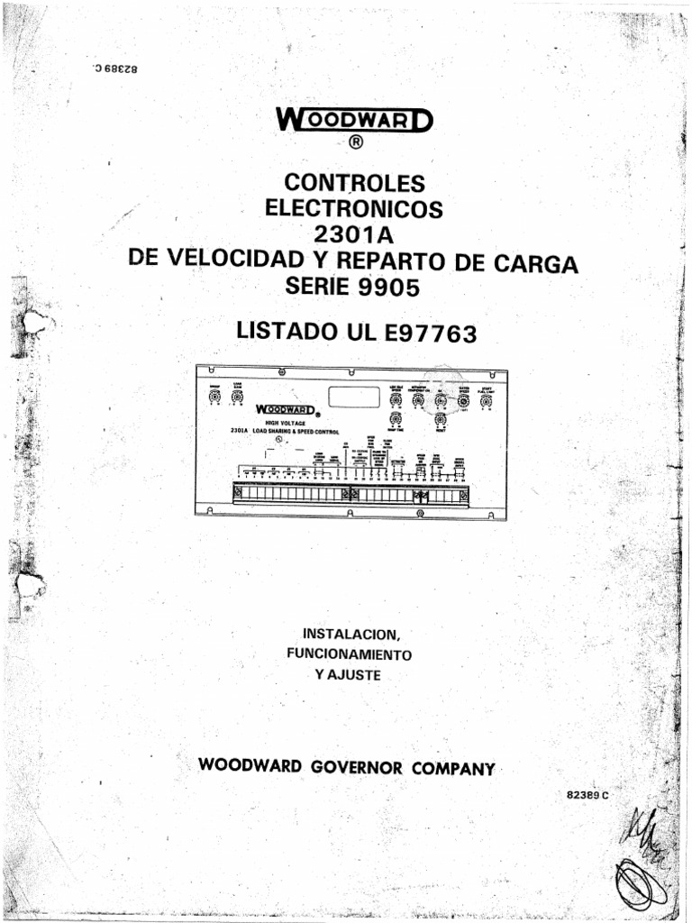 Manual Woodward 2301A PDF
