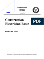 US Navy course - Construction Electrician Basic NAVEDTRA 14026.pdf