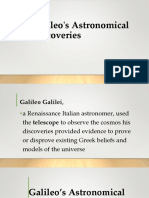 Galileos Astronomical Discovery