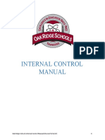 Internal Control Policy Manual SCHOOLS