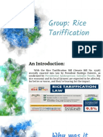 GSELF Rice Tariff