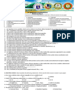 2nd Grading Examniation in Math