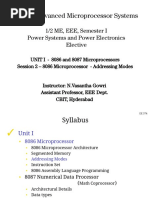 Introduction To 8086 Micro Processor