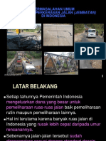 PERMASALAHAN UMUM PERKERASAN JALAN DI iNDONESIA