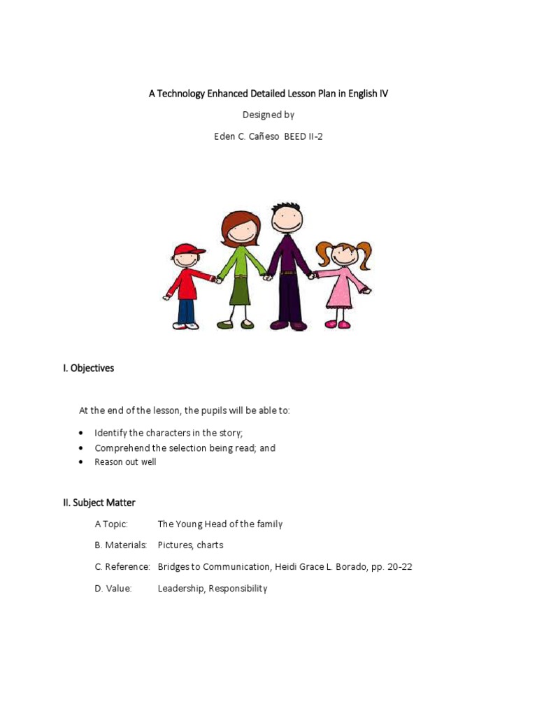 A Technology Enhanced Detailed Lesson Plan in 1 1 | PDF | Teachers ...