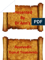 Ayurvedic Topical Treatments