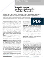 Trauma and Orthopedic Surgery Curriculum Concordance: An Operative Learning Curve Trajectory Perspective