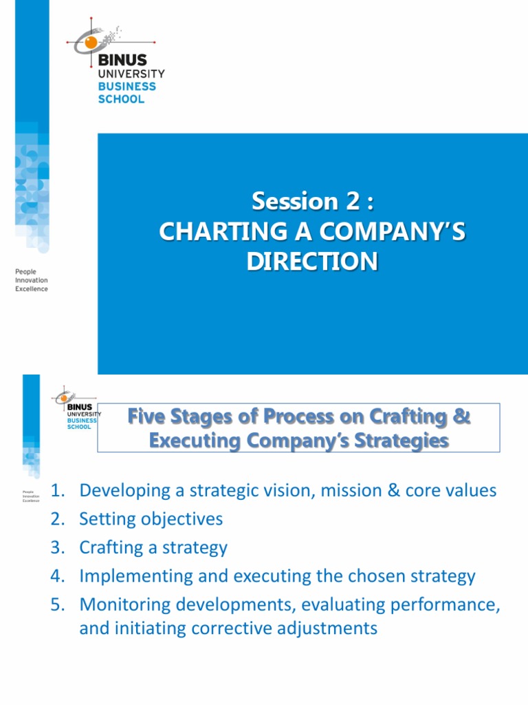 Session 2Charting A Company's Direction PDF Strategic Management