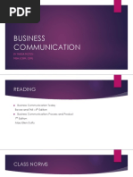 Business Communication: by Maria Moten Mba (Iobm, CBM)