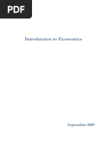 Introduction To Economics