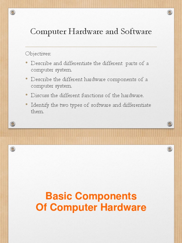 Hardware and Software | PDF | Computer Data Storage | Network Interface ...