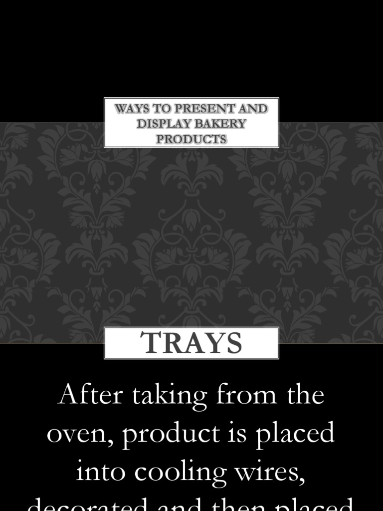 Ways To Present and Display Bakery Products PDF