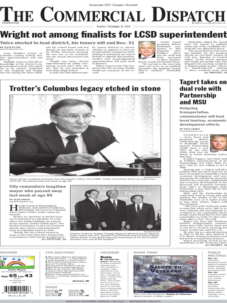 Commercial Dispatch Eedition 11 10 19 Douglas Mac Arthur