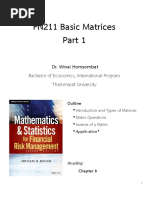 FN211 Basic Matrix