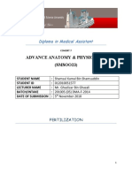 Advance Anatomy & Physiology (SMSOO23) : Diploma in Medical Assistant