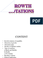 Growth Rotations of the Mandible and Maxilla