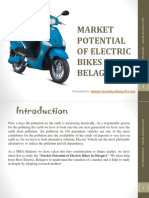 Market Potential of Electric Bikes in Belagavi: Presented By
