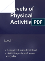 Levels of Physical Activities