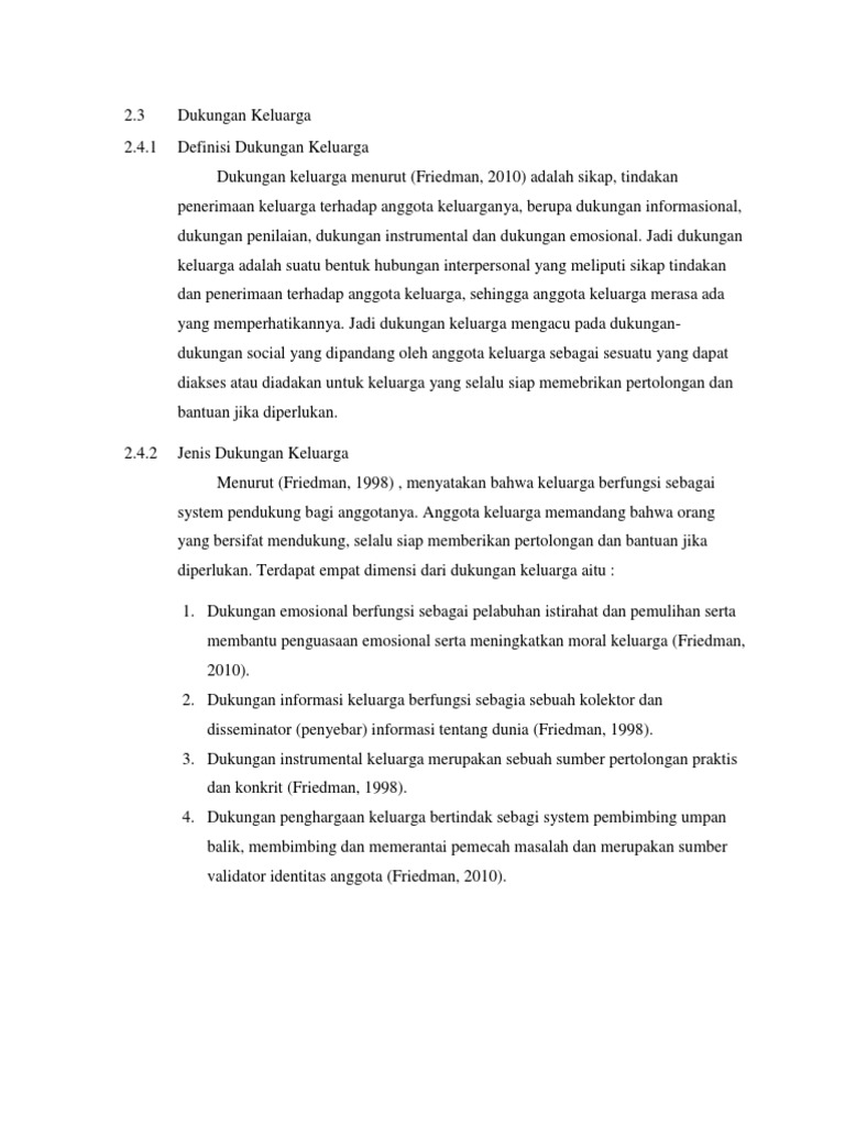 Dukungan Keluarga | PDF