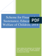 Scheme For Financial Sustenance Education Welfare of Children 2014