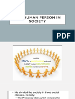 Human Person in Society