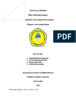 Laporan Praktikum Pemanasan Ilmu Teknologi Pangan