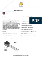 Arduino Temperature Sensor Using LM35