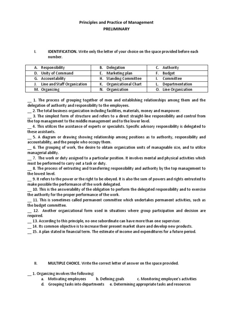 Management Principles and Practices Guide | PDF | Goal | Motivation