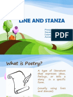 Line and Stanza: Presented by Sandra Lasmi Azizah
